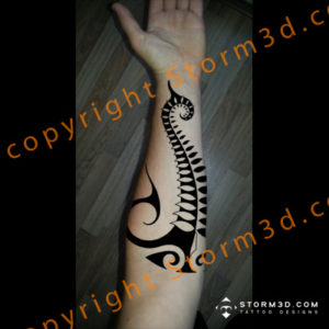 koru-fern-tattoo-maori-design-on-lower-inner-arm