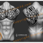 full-chestpiece-maori-tattoo-design-upperback