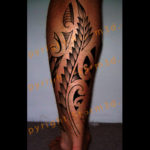 maori-calf-tattoo-silver-fern-New-Zealand-image-symbol-national