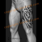 thigh-maori-leg-tattoo-upper