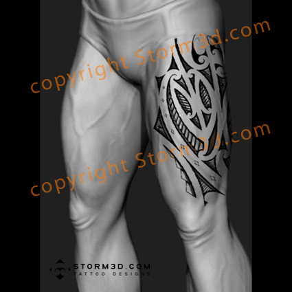 Buy Men Temporary Tattoo Sleeve Polynesian Tattoo for Leg Maori Online in  India  Etsy