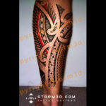 calf-maori-tribal-tattoo-design-flash-buy-online-storm3d