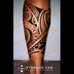 calf-tattoo-tribal-storm3d-polynesian-mixed-designs