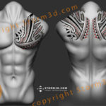 chest-tattoo-storm3d-upperback-design-maoris