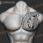 chestpiece tribal polynesian flash