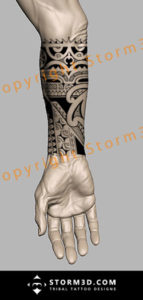 forearm-marquesan-tattoo-mixed-maori-koru-styles
