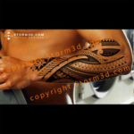 forearm-tattoo-lower-left-arm-polynesian-designs