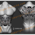 full-tribal-stomach-polynesian-design-storm3d-upperback-maori-black