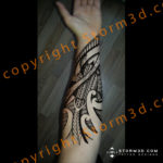 inner-forearm-tribal-turtle-tattoos-examples-mauri