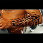 mandala-forearm-tattoo-in-maori-kirituhi-style-koru-patterns