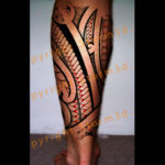 tattoo-for-lower-leg-storm3d-design-maori-polynesia
