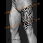 thigh-tribal-polynesian-maori-tattoodesign-flash-ta-moko