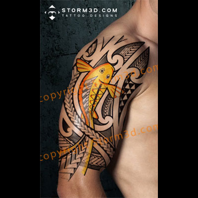 Tattoo uploaded by Nick War  tribal fish  Tattoodo