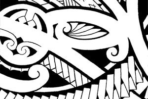 chestpiece-tattoo-tribal-polynesia-art-flash-images-for-sale