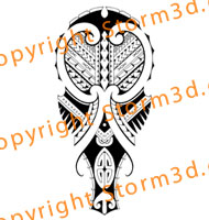 Samoan-Maori-calf-tattoo-flash-for-sale