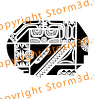 chest-tattoo-design-in-tribal-marquesan-style