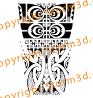 forearm-tattoos-marquesan-style-mix-maori-koru-patterns