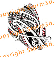 maori-lower-arm-design-tribal-drawing-by-storm3d-tatau-polynesia