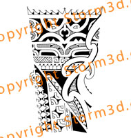 marquesan-forearm-tribal-tattoo-maori-koru