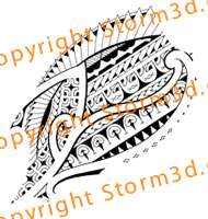 tribal-forearm-tattoo-polynesian-turtle-design-marquesas