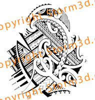 Samoa-Maoris-mix-tattoos-pictures-drawing-artist-sketch