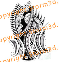 halfsleeve-polynesian-black-tattoo-design-storm3d-buy-flash