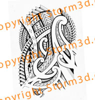 halfsleeve-tattoo-flash-designs-drawings-polynesian-maori-tribals