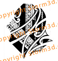 marquesas-tattoo-design-with-maori-koru-shapes