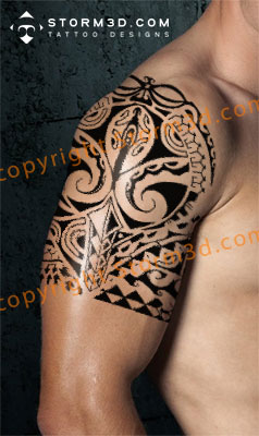 -polynesian-quarter-sleeve-tattoo-pictures-high-quality-phot