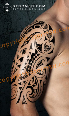 -polynesian-maori-shoulder-sleeve-tattoo-pictures