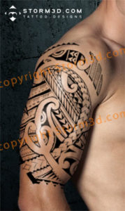 mixed-maori-samoan-tribal-polynesian-tattoos