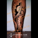 calf-tattoo-polynesia-tattau-designs-storm3d