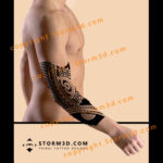 elbow-sleeve-tattoo-maori-polynesia-tatau-art