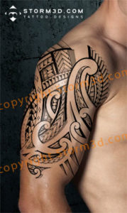 shoulder-tattoo-shading-polynesia-tatau