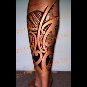 storm3d-calf-tattoo-designs-red-maori-style-artist