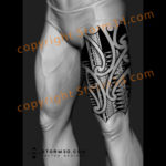 thigh-tattoo-maori-design-polynesian-upper-leg-tat2